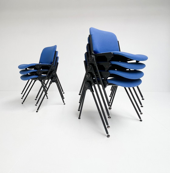 Image 1 of Satz von 7 Agora-Stühlen von Paulo Favaretto, 1960er Jahre