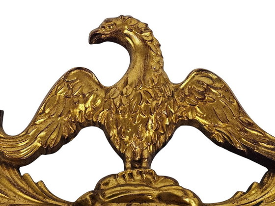 Image 1 of Miroir de majordome - « Girandole » - Style Régence - Miroir doré - Seconde moitié du XXe siècle