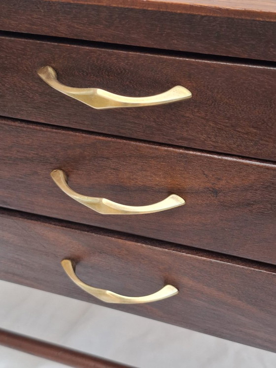 Beautiful Mid-Century Danish Design Sewing Cabinet (1950s/60s) – Storage cabinet, Wood (photo 6 of 21)