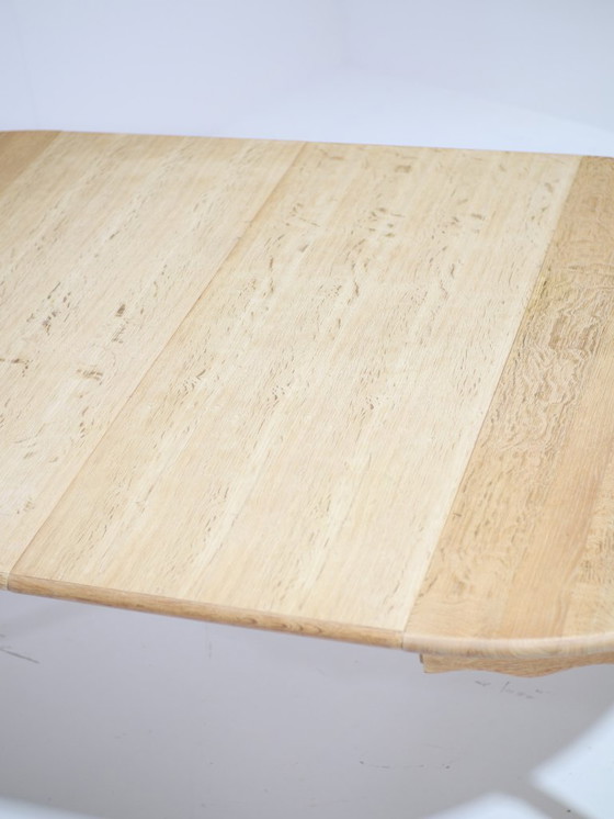 Image 1 of Uitschuifbare eettafel Kjaernulf eiken Deens vintage
