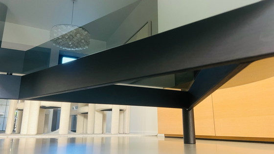 Cassina Table à Plateau - Design Couchtisch – Couchtische, Glas, Holz (photo 6 of 10)