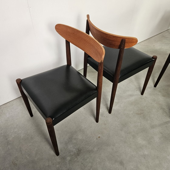 Image 1 of Ensemble vintage de 6 chaises de salle à manger, Oswald Vermaercke