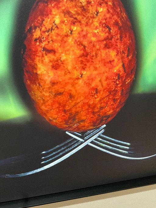 Photography art on aluminium 60x60 cm