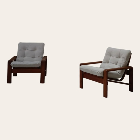 Image 1 of Mid - Century armchairs