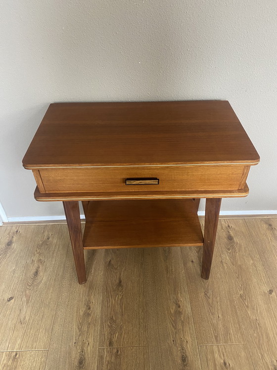 Image 1 of Vintage Table Cabinet With Drawer