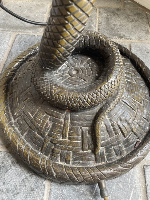 Stehlampe im Stil von Edgard Brandt