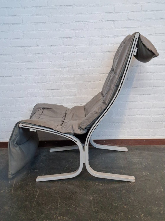 2x Siesta lounge armchairs by Ingmar Relling, 1960s – Westnofa, Leather, Wood, Vintage (photo 6 of 10)