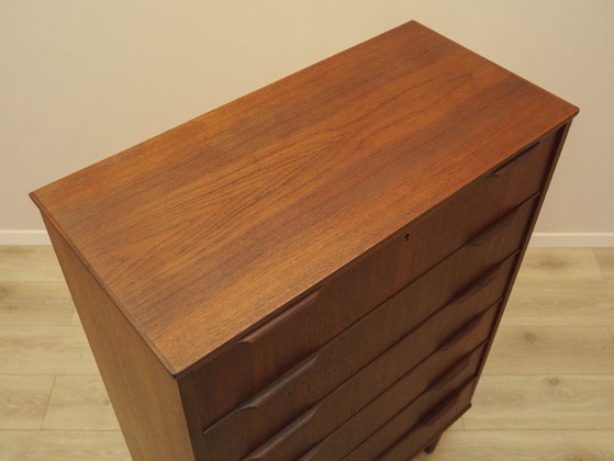 Image 1 of Teakhouten ladekast, Deens design, jaren 70, gemaakt in Denemarken.