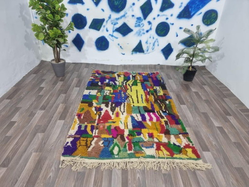 Tapis berbères veelkleurige en laine 250cmx150cm