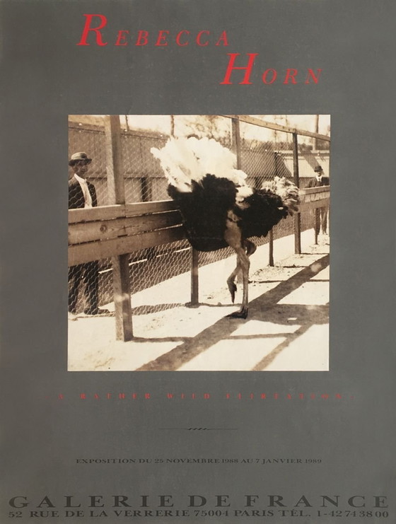 Image 1 of Rebecca Horn Expo 88 - Galerie de France Plakat 1988