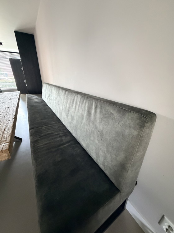 Schöne lange Esszimmerbank, 4,5 Meter – Chaise longue, Velvet (photo 4 of 5)