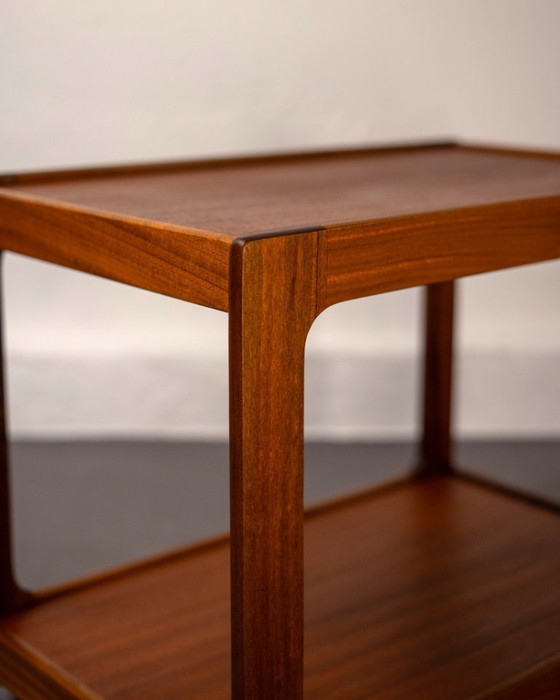 Image 1 of Mid Century Teak Trolleytafel van Opal Möbel, Duitsland, circa 1960