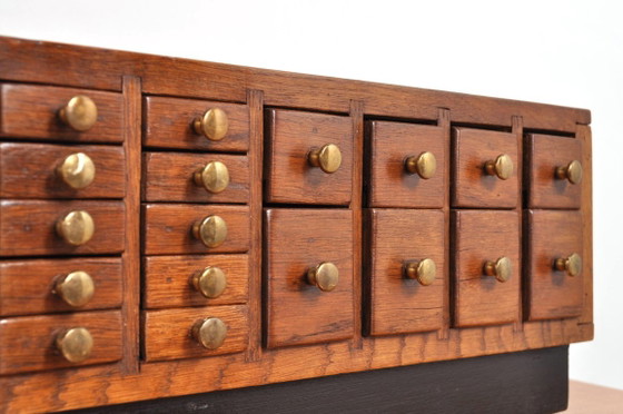 Vetrina da Banco Antica in Rovere, Anni '10 – Vetrine, Wood, Vintage (photo 13 of 16)