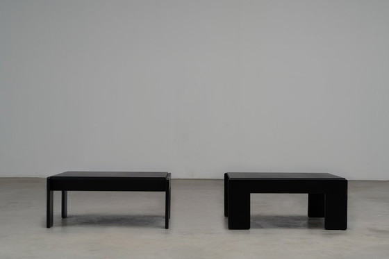 Image 1 of 2x Table basse Knoll Gavina 'Bastiano' - Tobia & Afra Scarpa