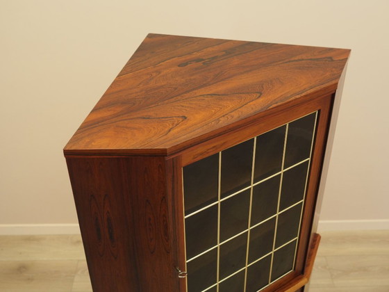 Vetrina d'angolo danese in impiallacciatura di palissandro degli anni '70 – Vetrine, Wood (photo 5 of 8)