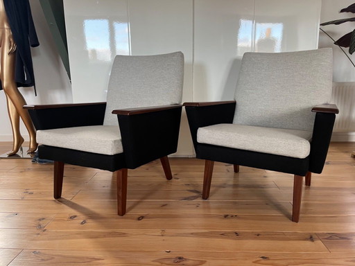 2x fauteuil vintage