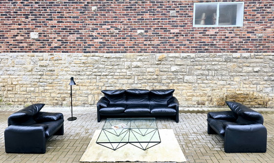 Image 1 of Conjunto de sofá y sillón Cassina Maralunga