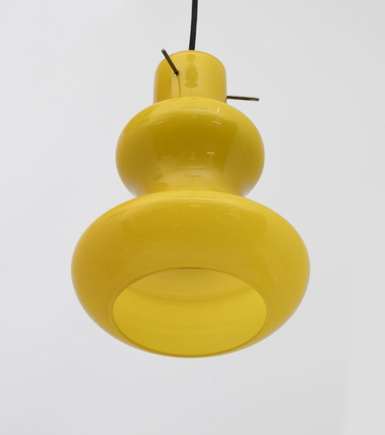 Image 1 of Mid-century Modern Murano Glass Pendants, 60s Pair, Vistosi