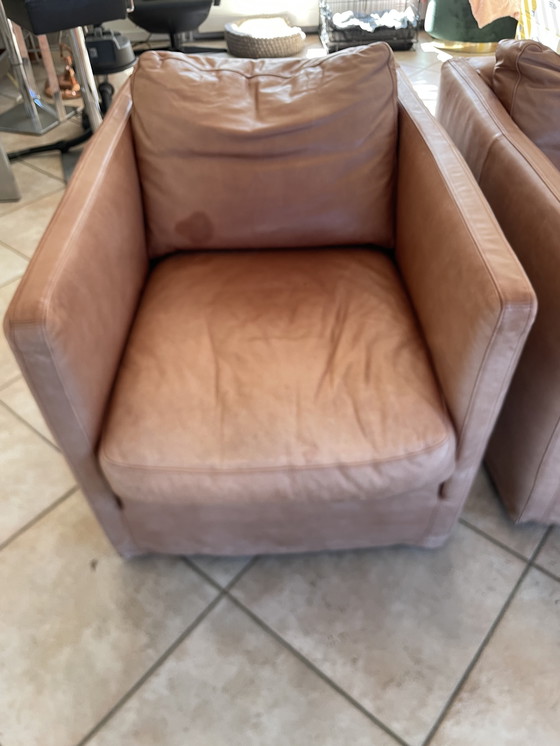 Image 1 of 2 Lintloo Fauteuils Fijn Zacht Leer