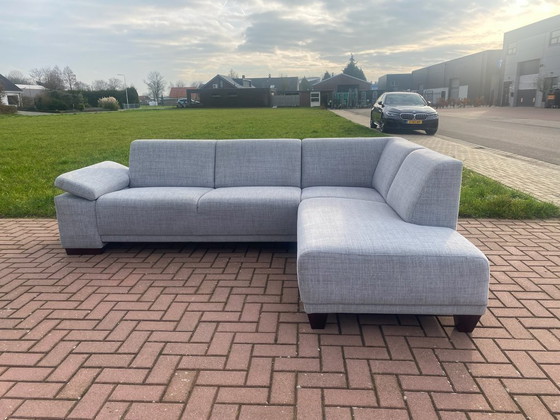 Image 1 of Beautiful Gray Fabric Corner Sofa