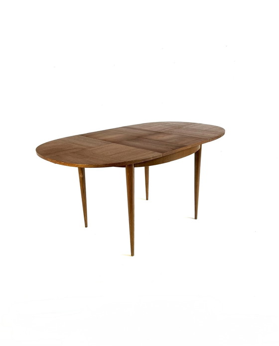 Image 1 of Vintage extendable teak dining table '60