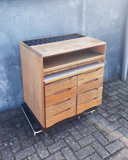 Vintage medicine/apothecary cabinet