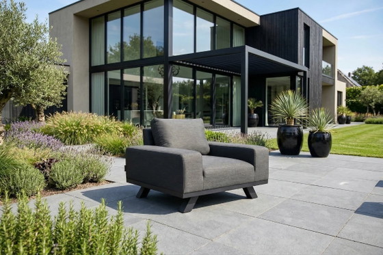 Image 1 of FLOW. Easey Lounge chair anthracite