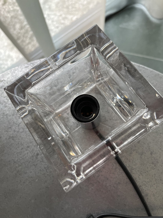 Nachtmann Ice Cube Lamp1970 – Tafellampen, Glass, Chrome (photo 3 of 5)