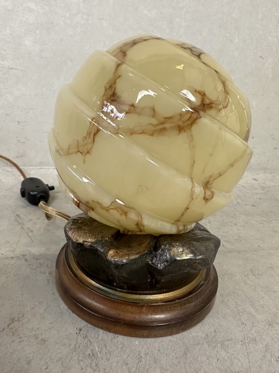 Image 1 of Art Deco table lamp - J.M. Belgium