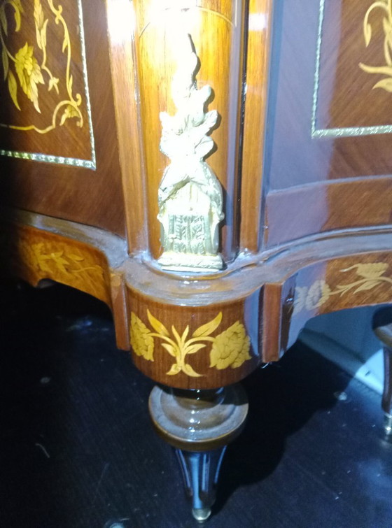 Image 1 of A magnificent marquetry commode - Napoleon III style