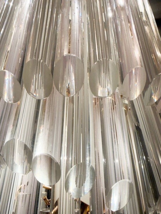 Image 1 of Lampada da parete/applique a cascata di metà secolo di Paulo Venini, vetro di Murano, Italia, anni '70