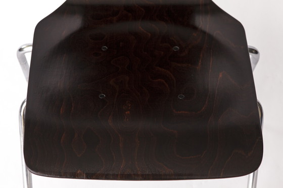 Image 1 of 1 of 12 Flötotto Pagwood Chair – German Design Classic, 1970s, Chrome & Plywood