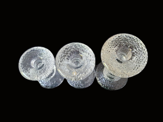 Image 1 of Iittala - 3 Festivo candlesticks by Timo Sarpaneva