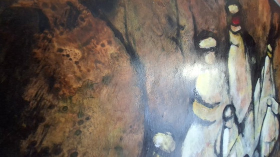 Image 1 of Kees van de Wal - Complete Series of 6 Large Abstract Paintings