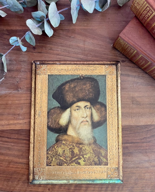 Vergoldeter Holzrahmen Sigismund von Luxemburg