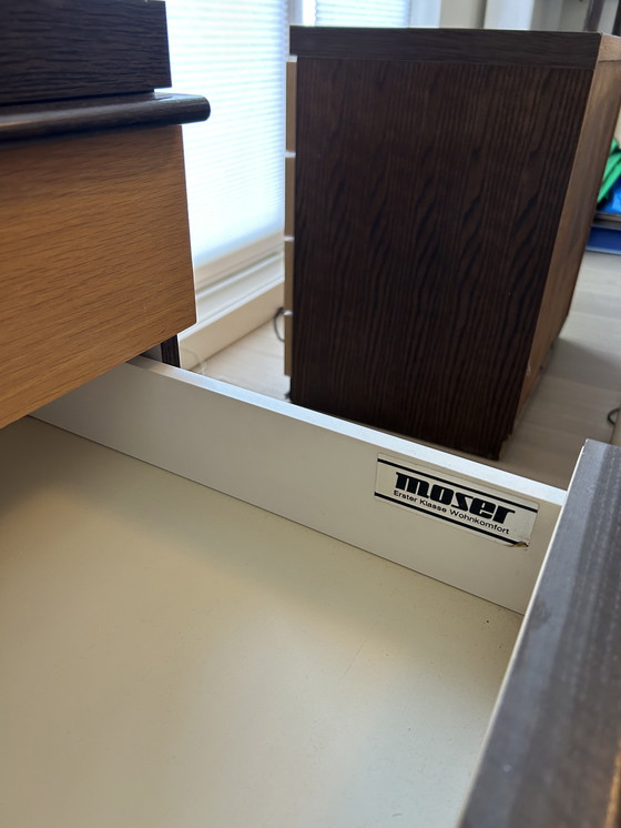 Image 1 of Tables de chevet Moser vintage années 70-80