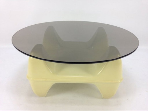 Table basse vintage de l'ère spatiale
