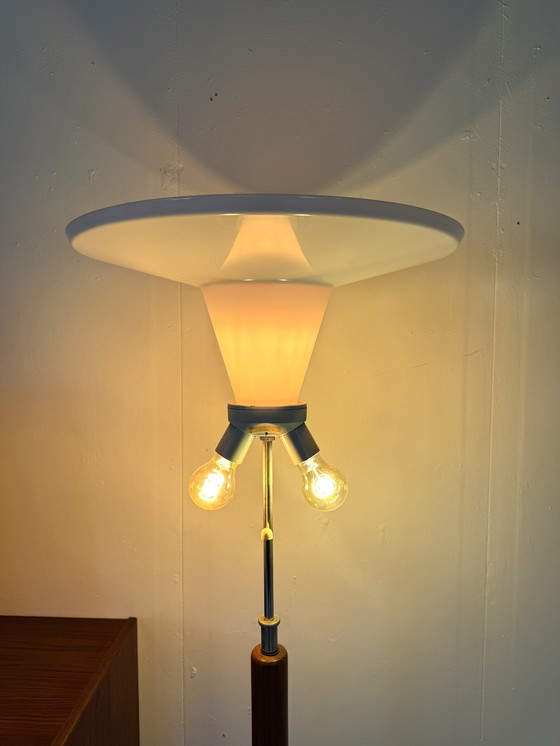 Image 1 of Vintage XL floor lamp 'teardrop', Domus '70
