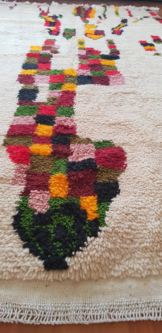 Image 1 of Handgeknoopt Berber kleed wol 255x150cm