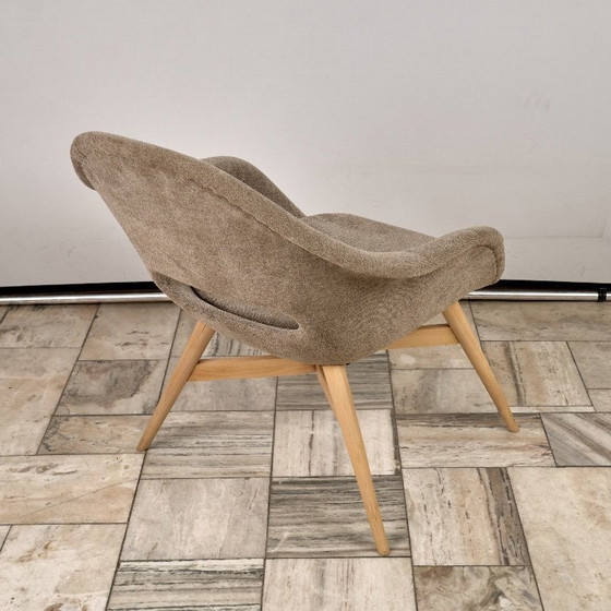 Image 1 of Fauteuil lounge vintage Shell de Miroslav Navratil, années 1960, Tchécoslovaquie
