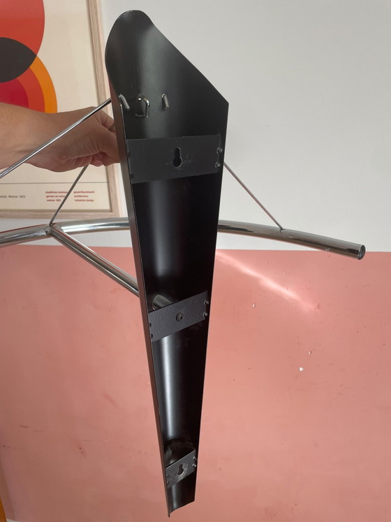 Appendiabiti da parete Postmoderno Space Age – Metal, Chrome (photo 3 of 5)
