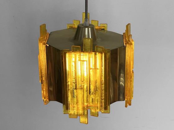 Image 1 of Lampe suspendue par Claus Bolby pour Cebo Industri. Danemark 1960S