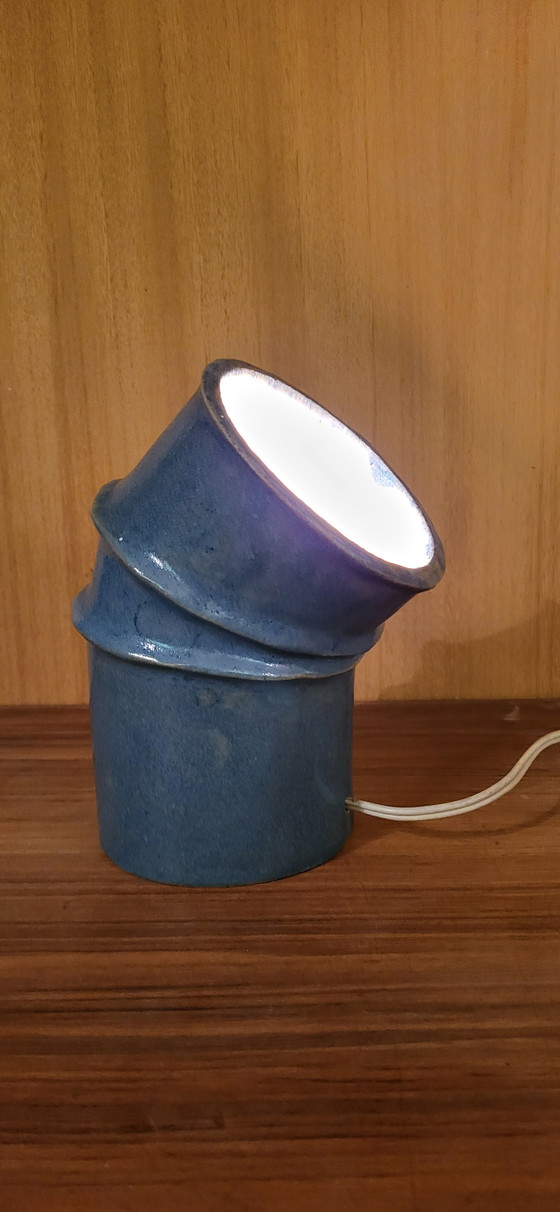 Image 1 of Ceramic Tube lamp possibly West Germany
