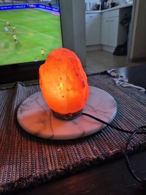 Salt lamp – tafellampen, Marble, Stone (photo 2 of 5)