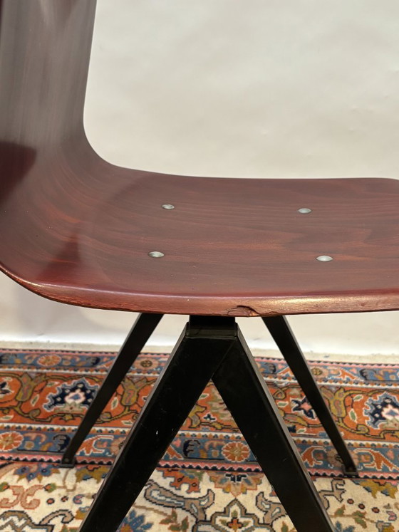 Sedia Vintage Galvanitas Pagholz – Anni '60 – Design Industriale – Sedie da pranzo, Wood (photo 5 of 9)