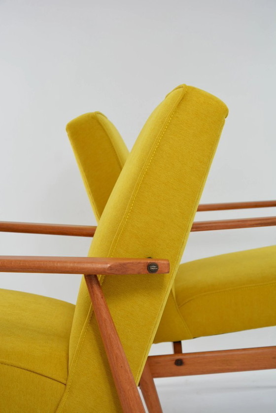 Image 1 of FOX fauteuils in gemêleerd geel