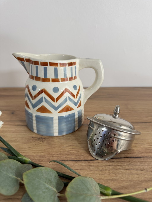 Vintage Longwy theepot