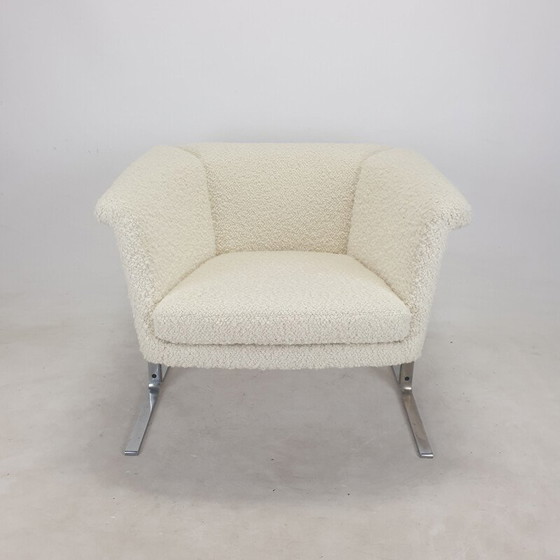 Image 1 of Pair of vintage wool bouclé armchairs by Geoffrey Harcourt for Artifort, 1963