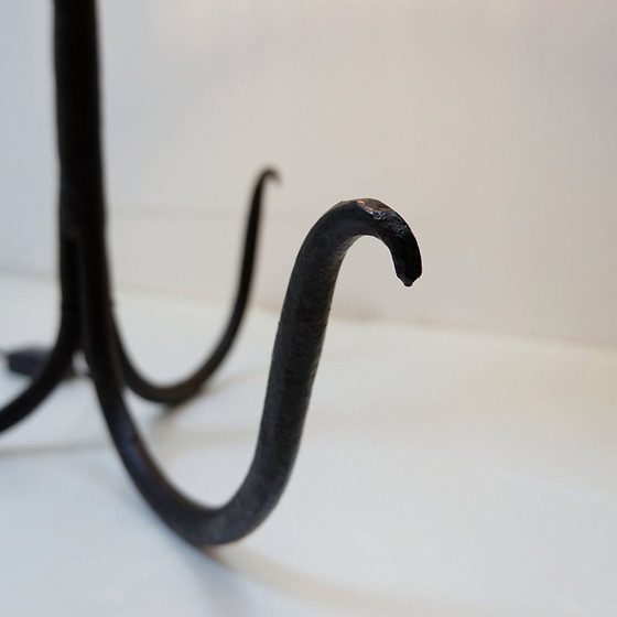 Image 1 of Brutalistische tafellamp in ankervorm - circa 1950