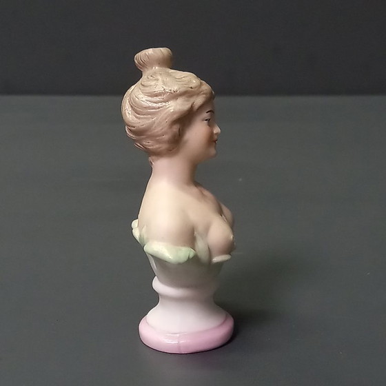 Image 1 of Victorian Bisque Porcelain Figurines - Set